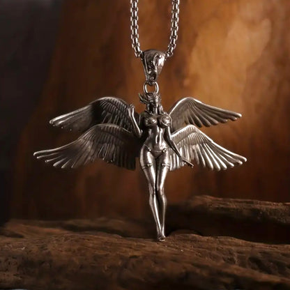 Exclusive Elegant Angel Necklace 7cmx5.5cm