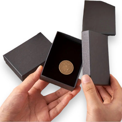 Elegant Black Jewelry Box - 9 x 6.50 x 2.8 cm