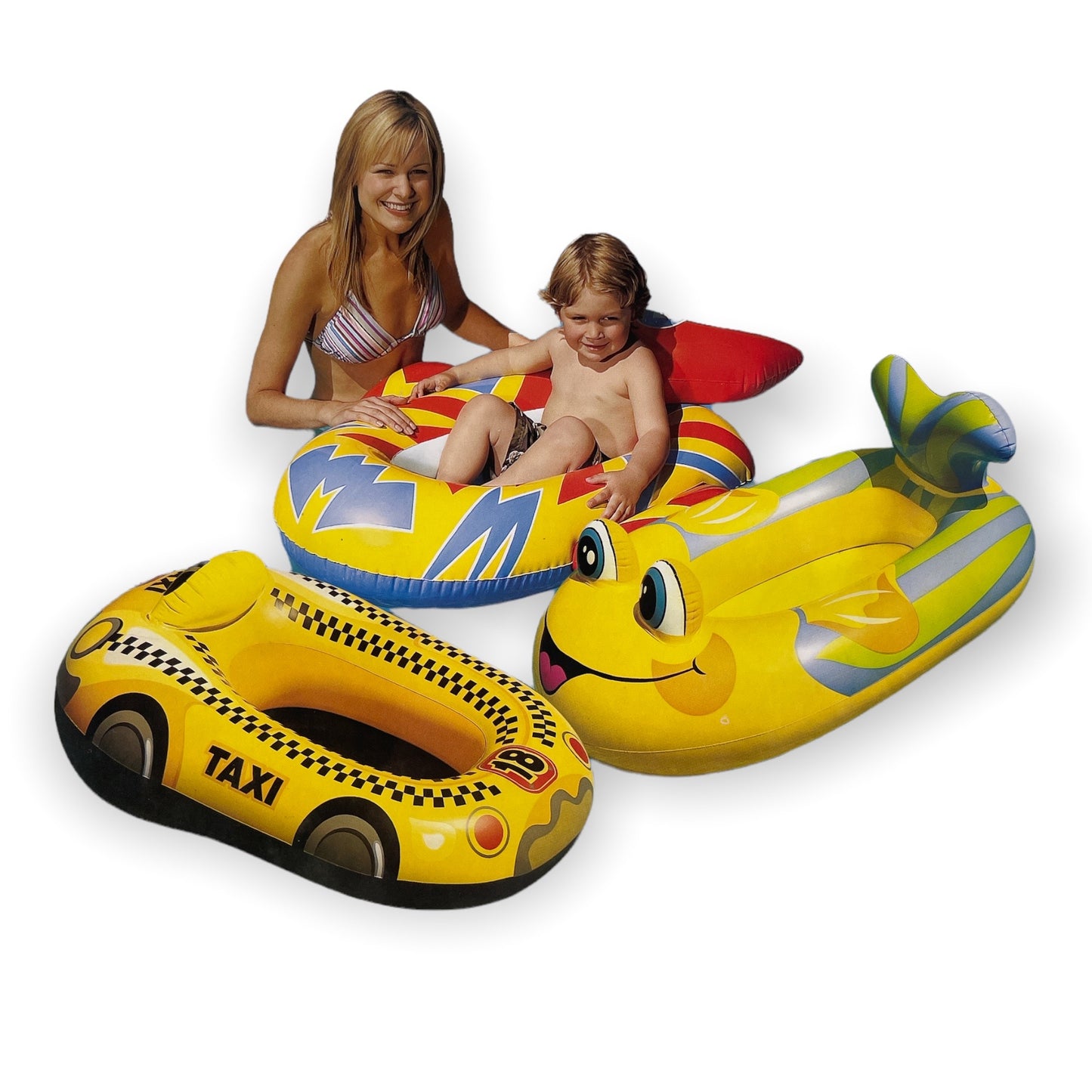 Intex Taxi Bootje 3 Modellen- Perfect Speelgoed voor Kinderen om Mee te Spelen in het Zwembad