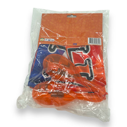 Orange Scarf With Samba Balls - Show your Dutch Pride