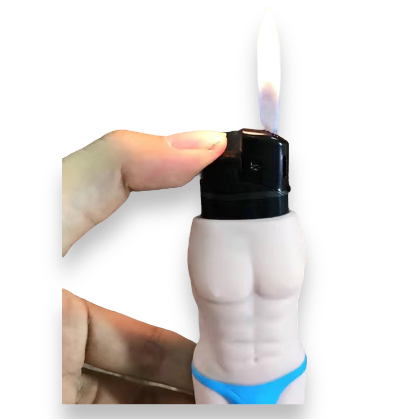 Aansteker Sleeve met Mannen of Vrouwenlichaam Design - Beschikbaar in Beige en Bruin