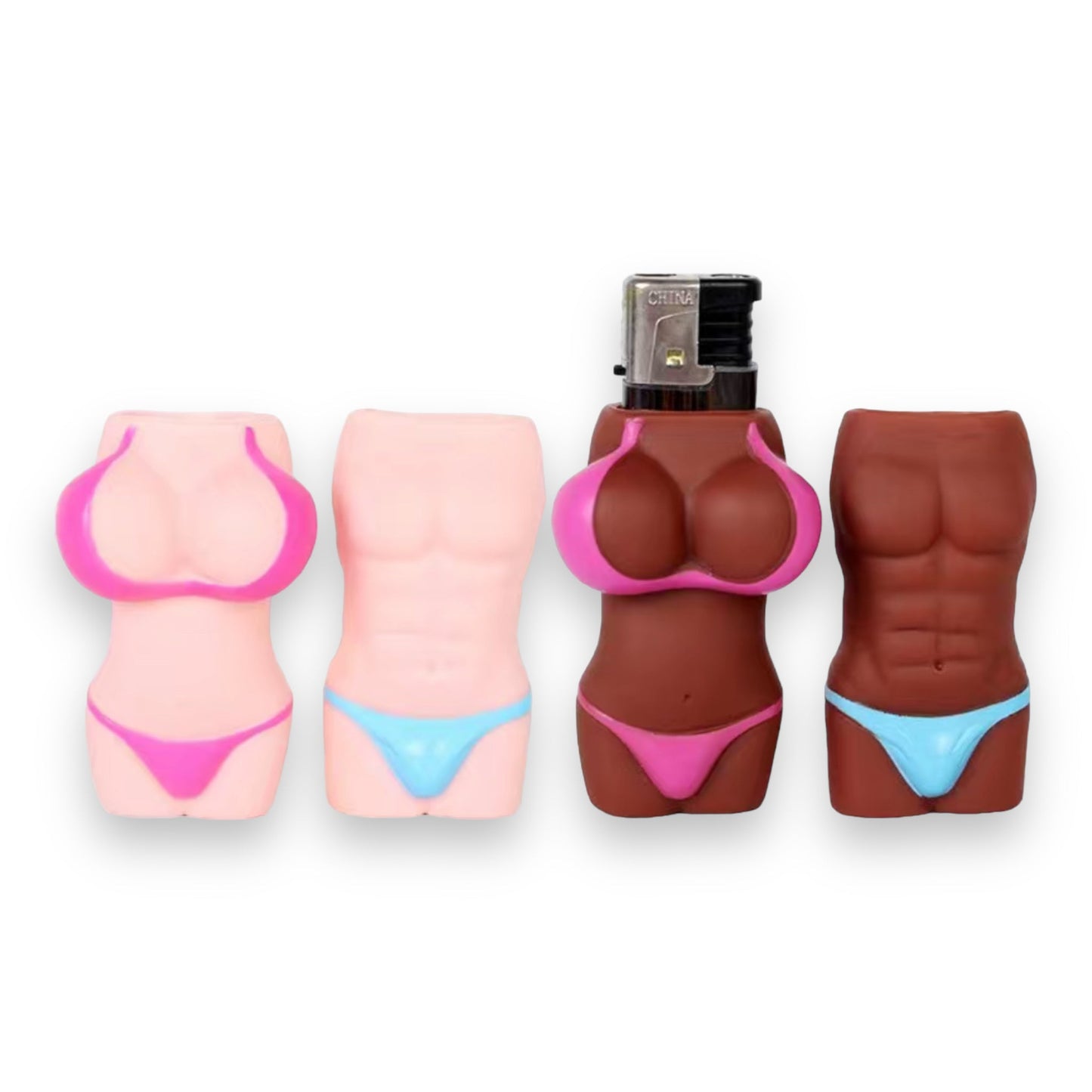 Lighter Cover Sexy Body for Man or Woman in 3 Colors