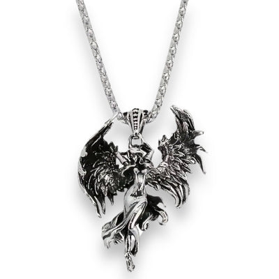 Halskette Winged Elegance Lady - Dame mit Flügeln