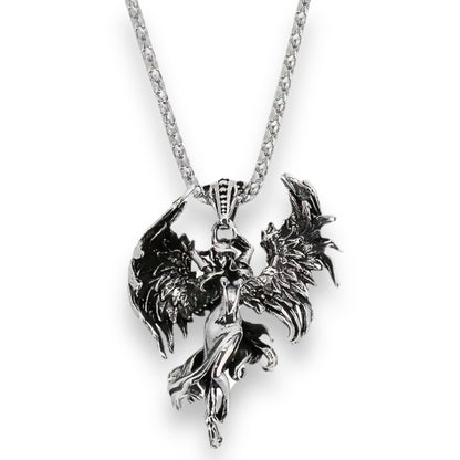 Winged Elegance Lady Ketting - Prachtig Symbool van Vrijheid en Stijl