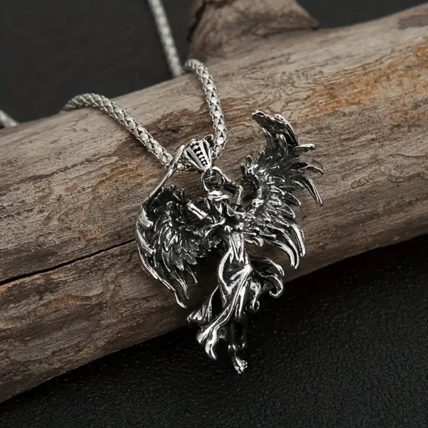 Winged Elegance Lady Ketting - Prachtig Symbool van Vrijheid en Stijl