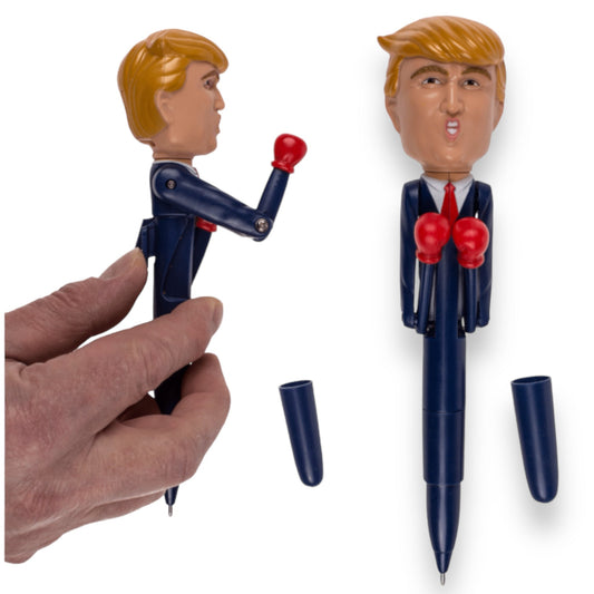 Donald Trump Boxing Pen - Uniek en Grappig Gadget voor Politieke Humor