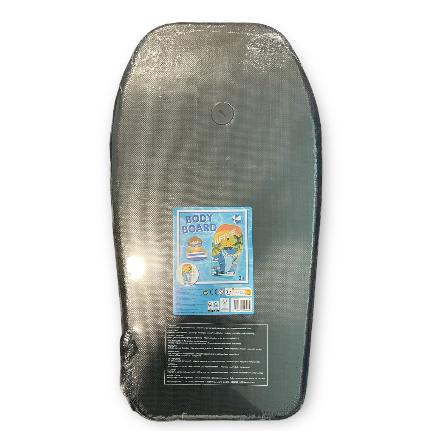 Body Board Met Haai - 78cm - Ultiem Waterplezier!