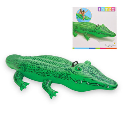Aufblasbares Krokodil Grün 168 x 86 cm - Intex
