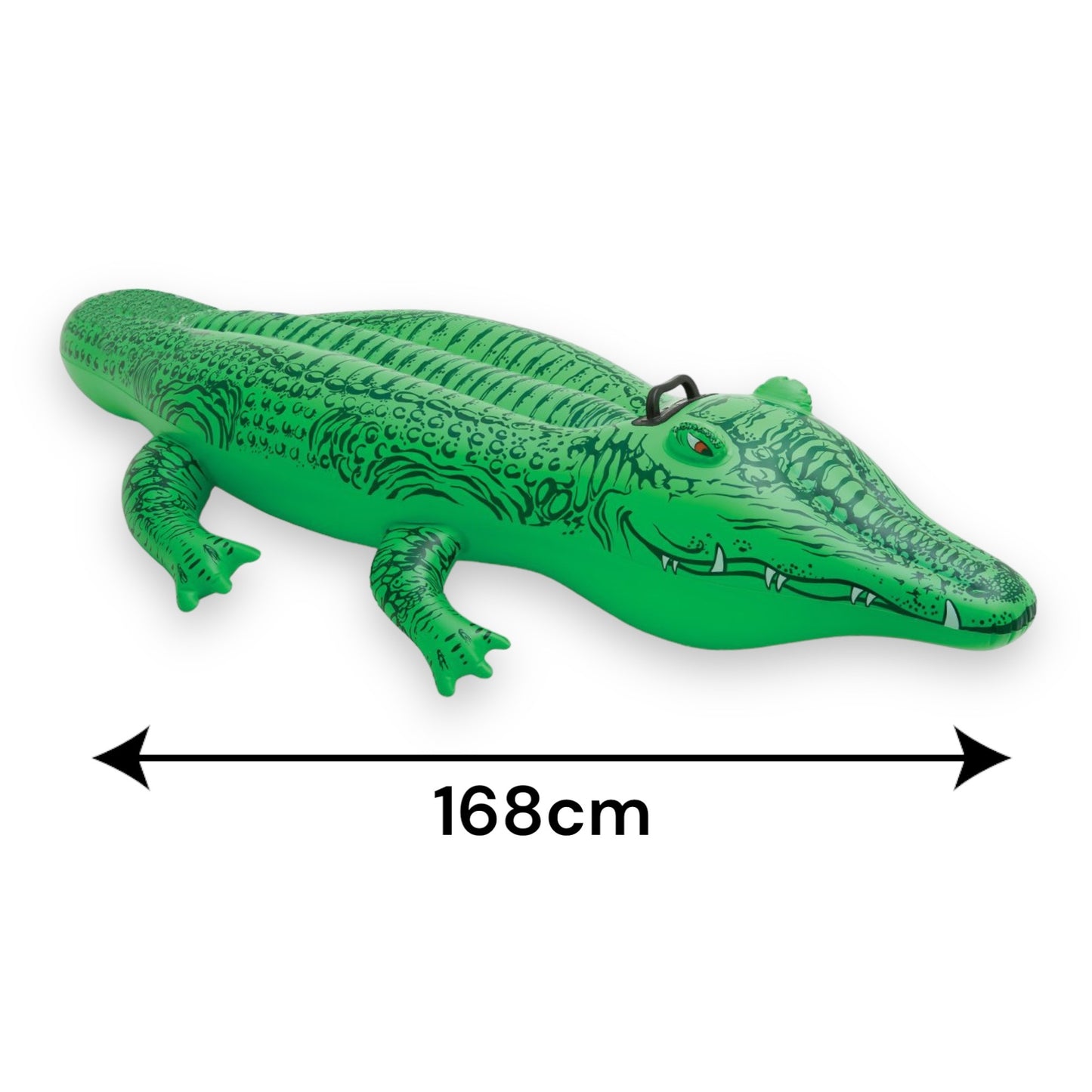 Intex Opblaasbare Krokodil Groen - 168x86cm | Zwembad Speelgoed