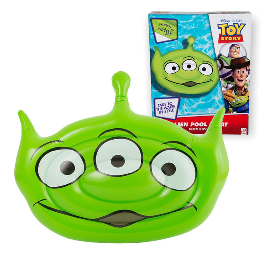 Take a dive into space with the Disney Pixar Alien Pool Float 103cm