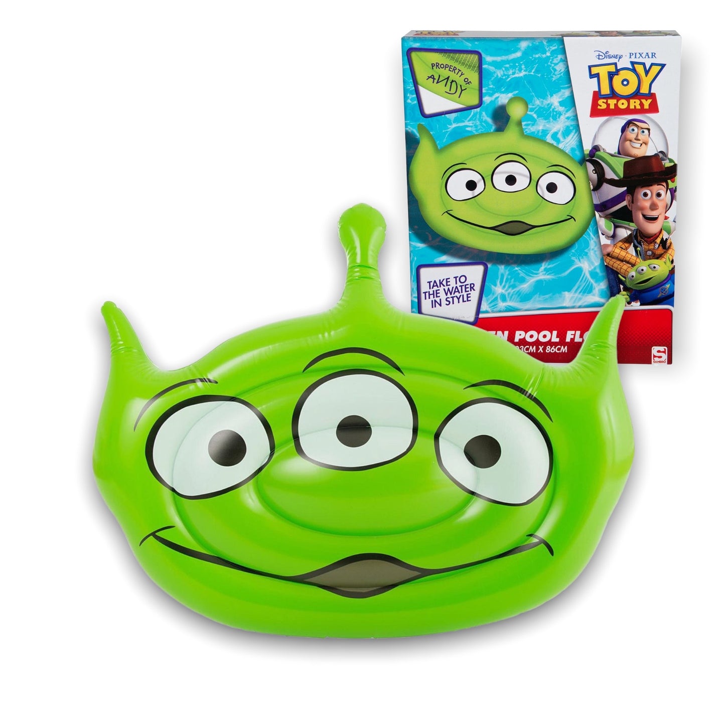 Maak een duik in de ruimte met de Disney Pixar Alien Pool Float 103cm
