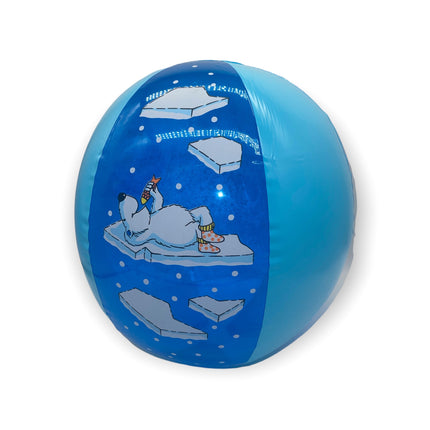 Dive into the summer with the Inflatable Beach Ball Polar Bear 50cm