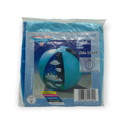 Dive into the summer with the Inflatable Beach Ball Polar Bear 50cm