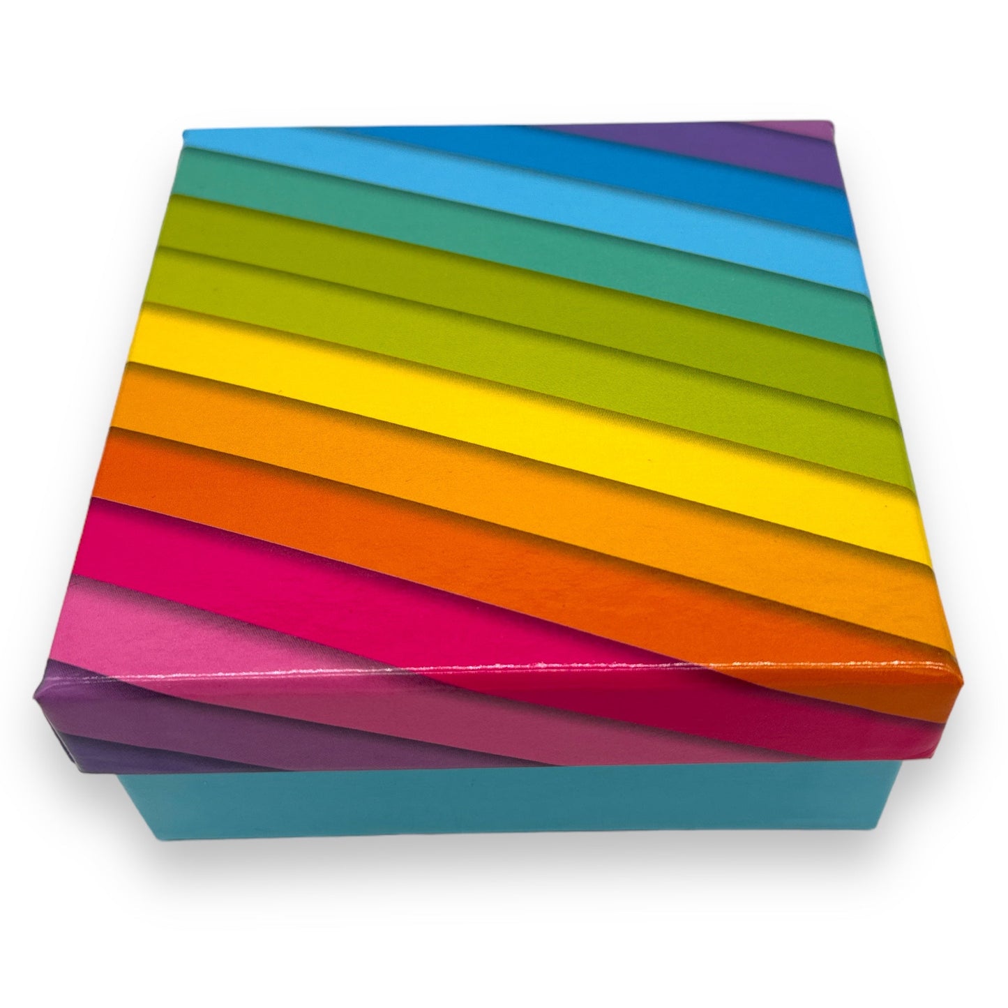 Rainbow Cardboard Box - 12x5.2 cm - Add Color and Style to Your Storage Space