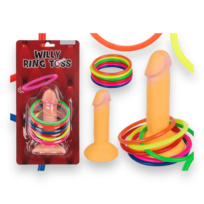 Penis-Ringwurfspiel mit 6 Ringen