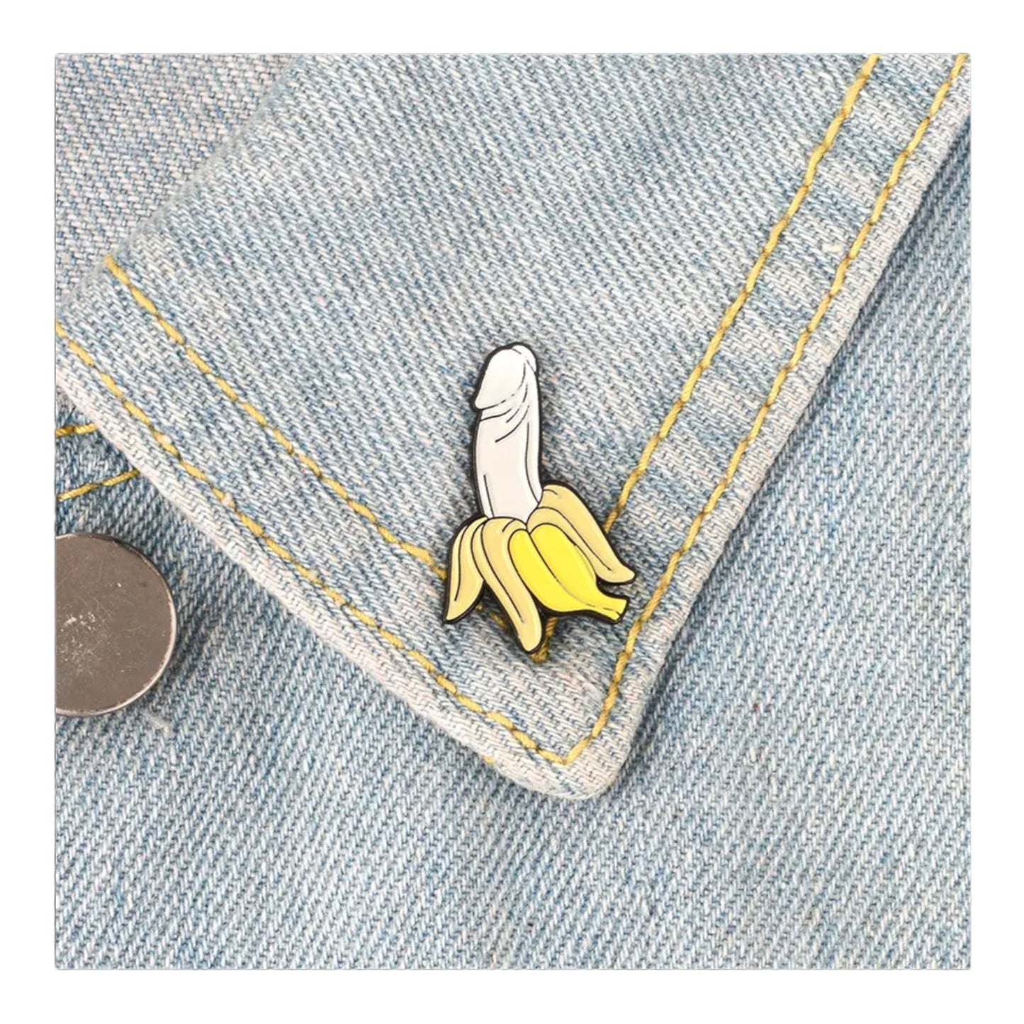 Banana pin for parties or other occasions.