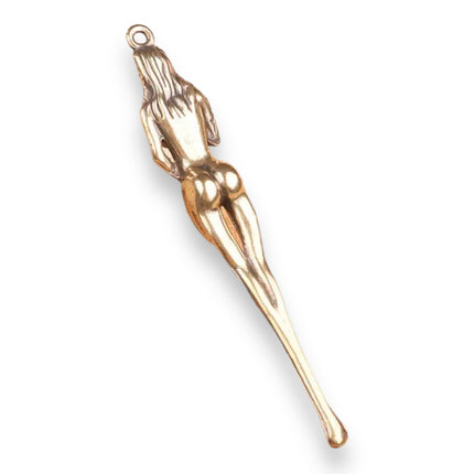 Brozen Feminine Elegance - Stylish Keychain with Women's Silhouette