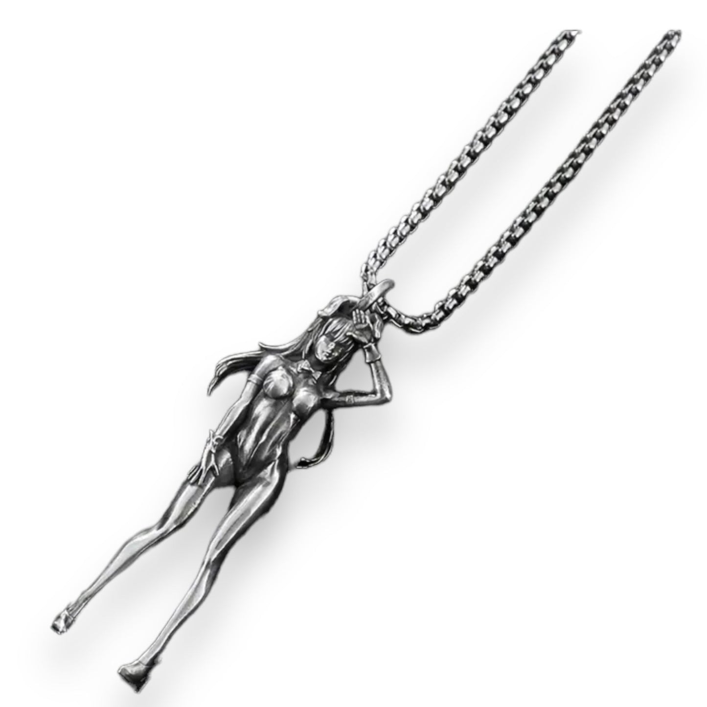 Sexy Vrouwen Ketting met Exclusieve Vrouwelijke Hanger - Verleidelijke Accessoire voor Elegante Stijl