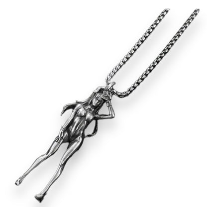 Sexy Women Necklace with Exclusive Feminine Pendant - Seductive Accessory for Elegant Style