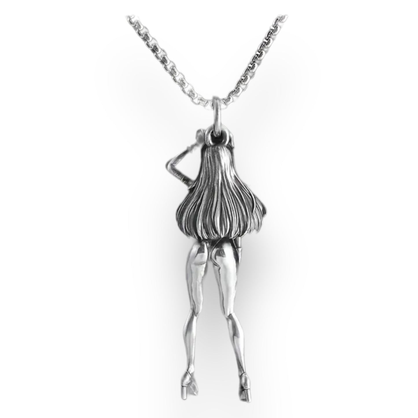 Sexy Women Necklace with Exclusive Feminine Pendant - Seductive Accessory for Elegant Style