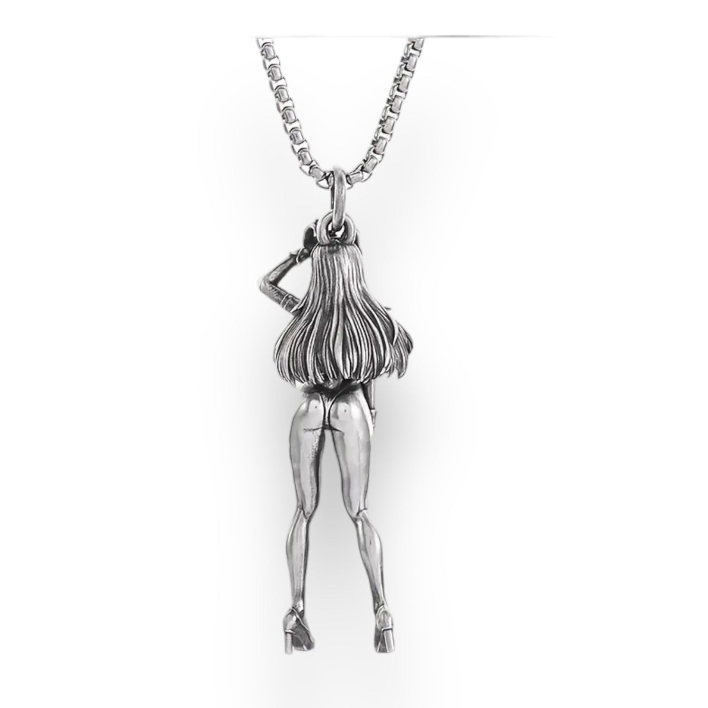 Sexy Vrouwen Ketting met Exclusieve Vrouwelijke Hanger - Verleidelijke Accessoire voor Elegante Stijl