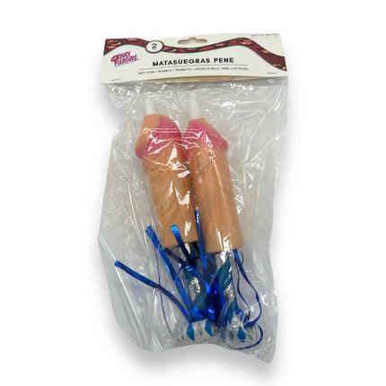 Willy Feesttoeter 2 Stuks - Verkrijgbaar in 2 Kleuren