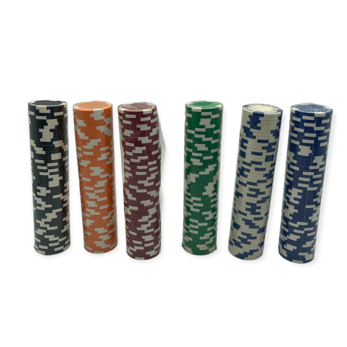 Pokerfiches 50 stuks in 6 Kleuren