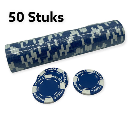 Poker Fiches 50 Stuks 6 Kleuren
