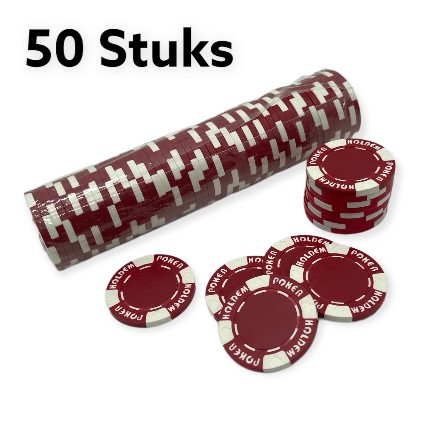 Poker Fiches 50 Stuks 6 Kleuren