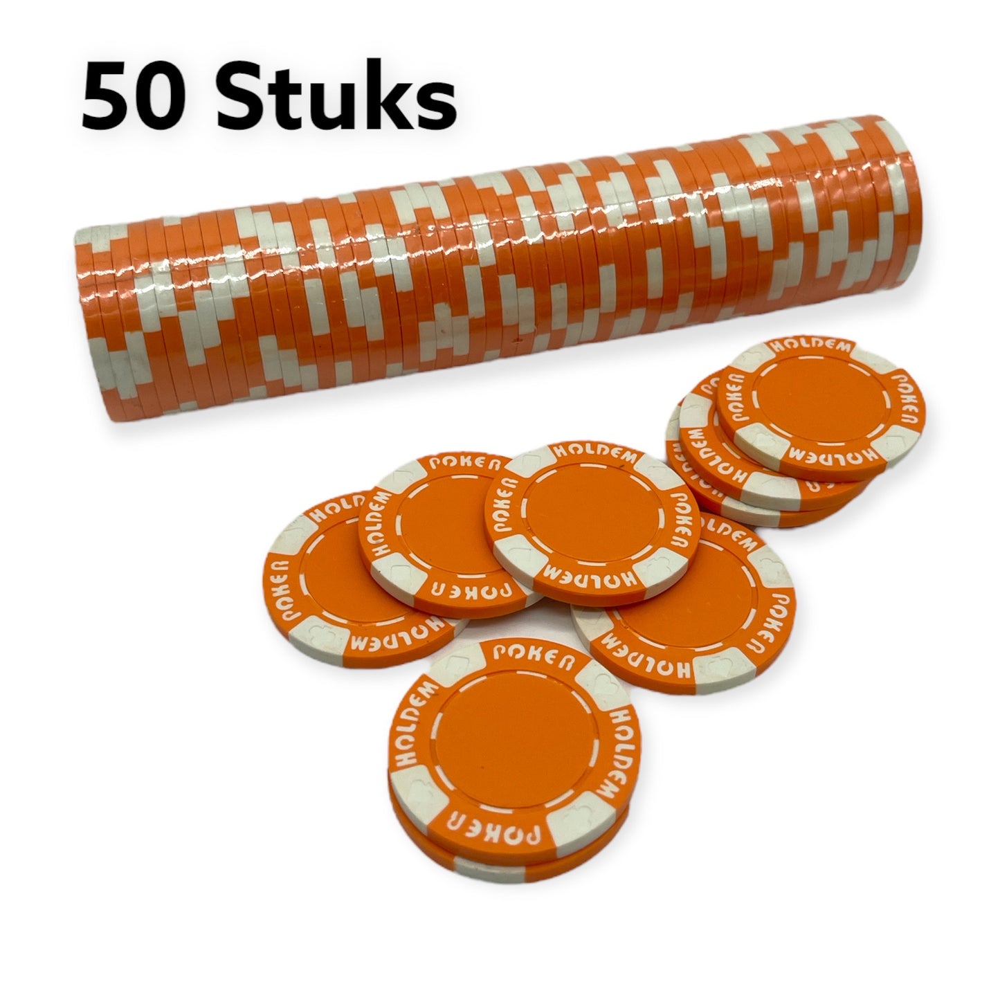 Poker Fiches 50 Stuks 6 Kleuren