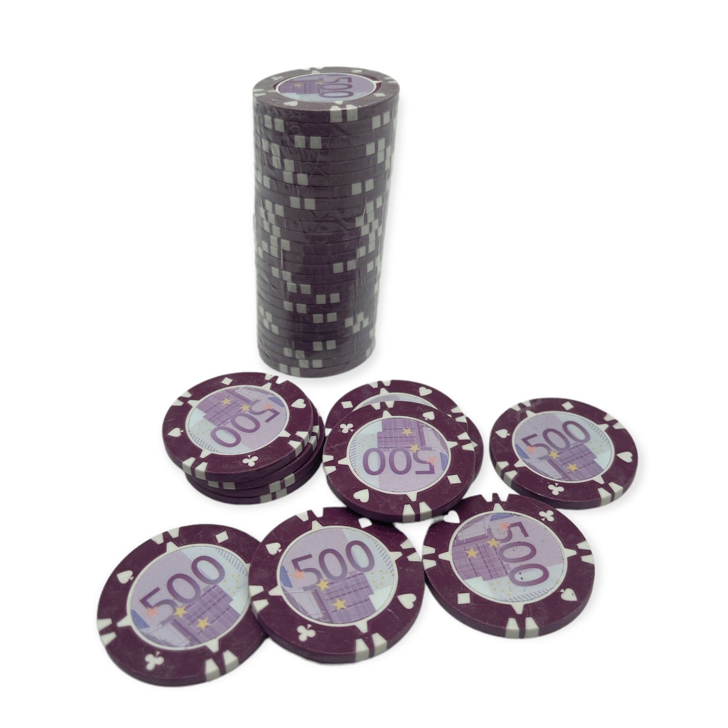 Verbeter Je Pokeravonden Met Deze Set Van Pokerfiches In 6 Verschillende Modellen 25 Stuks