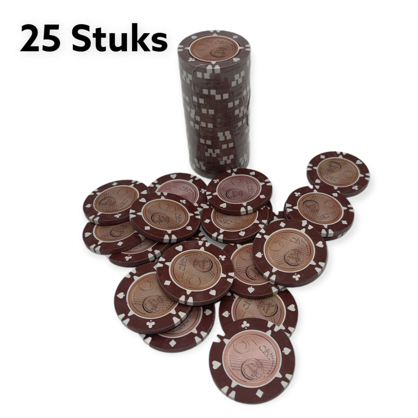 Verbeter Je Pokeravonden Met Deze Set Van Pokerfiches In 6 Verschillende Modellen 25 Stuks