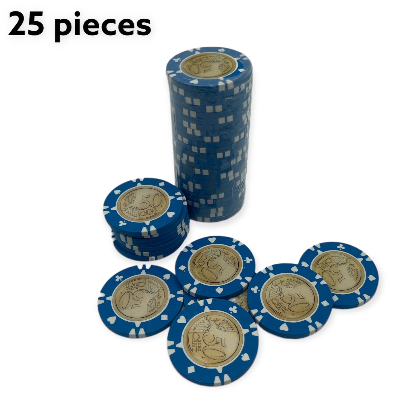 Verbeter Je Pokeravonden Met Deze Set Van Pokerfiches In 6 Verschillende Modellen 25 Stuks