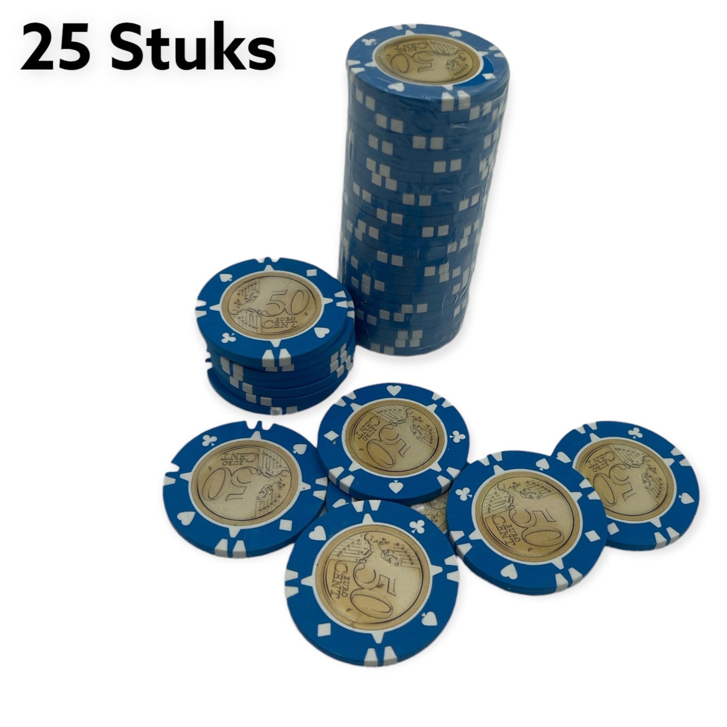 Verbeter Je Pokeravonden Met Deze Set Van Pokerfiches In 6 Verschillende Modellen 25 Stuks