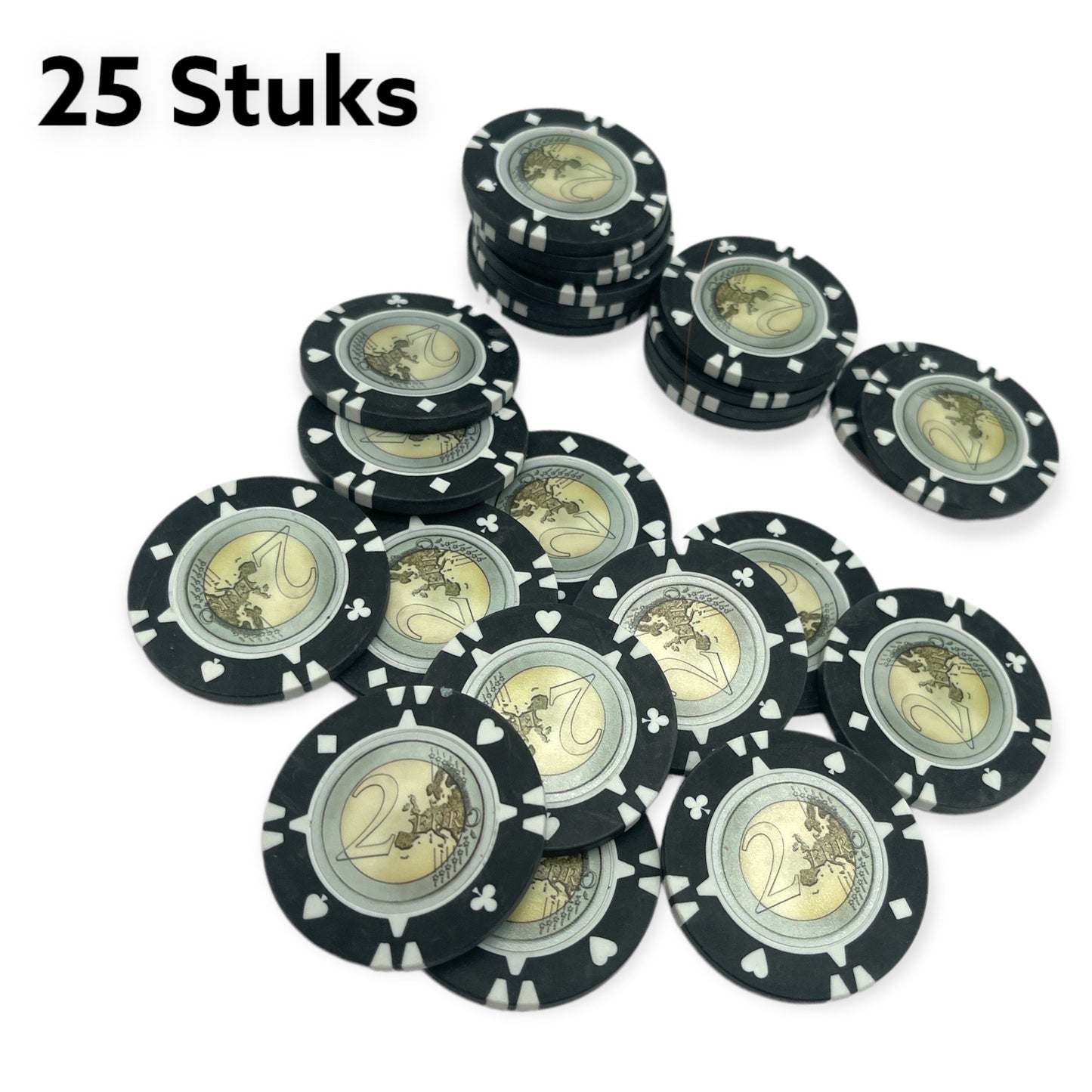 Verbeter Je Pokeravonden Met Deze Set Van Pokerfiches In 6 Verschillende Modellen 25 Stuks