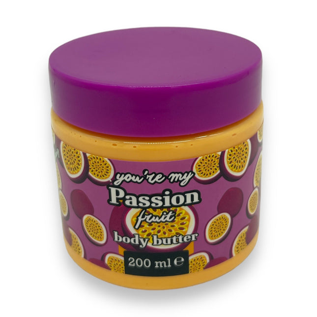 Verwen je Huid met Body Butter met Passievruchtensmaak - 200 ml