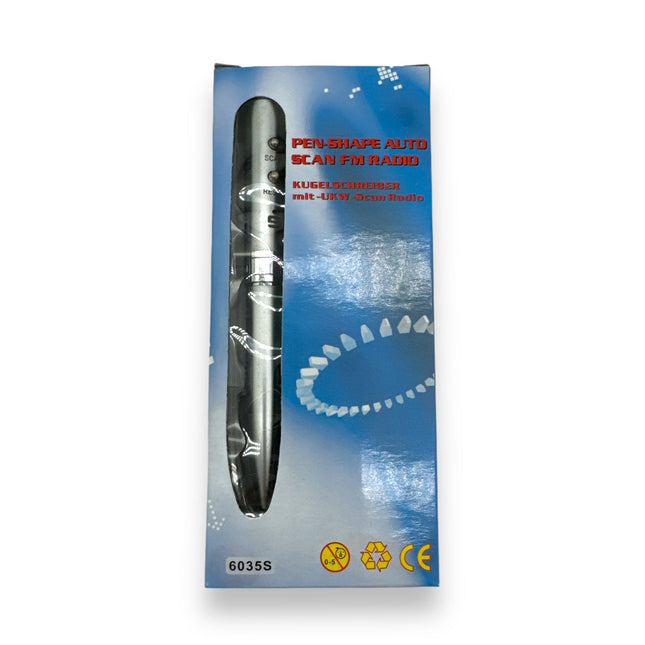 Penvormige FM Scanradio - Elegantie en Entertainment Gecombineerd