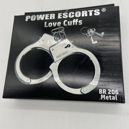 Power Escort Metal Hand cuffs - Love Cuffs - BR206 Metal