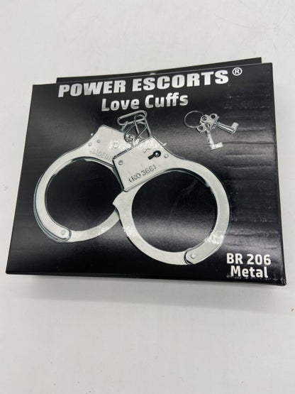 Power Escort Metal Hand cuffs - Love Cuffs - BR206 Metal