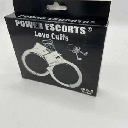 Power Escort Metal Hand cuffs - Love Cuffs - BR206 Metal