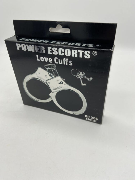 Power Escort Metal Hand cuffs - Love Cuffs - BR206 Metal