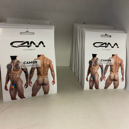CUT4MEN - C4M09- LoopString Pouch Men Underwear - Rainbow - 2 Sizes - 1 Piece