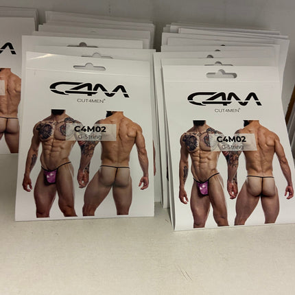 CUT4MEN - C4M02 - G String Men Underwear - 16 Pieces - 4 Color - 4 Sizes - 1 Piece