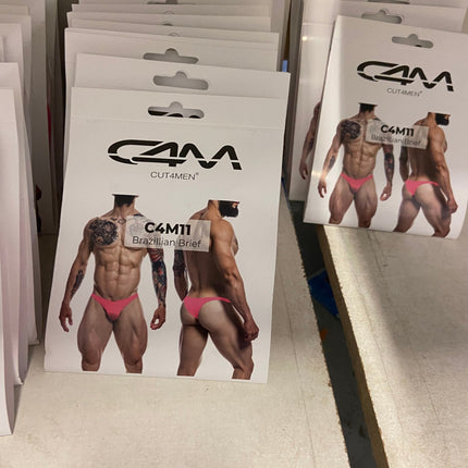 CUT4MEN - C4M11 - Brazilian Brief Men Underwear - Neon Colar - 4 Sizes - 1 Piece