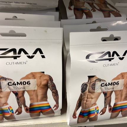 CUT4MEN - C4M06 - Athletic Trunk Men Underwear - 4 Sizes - 1 Piece