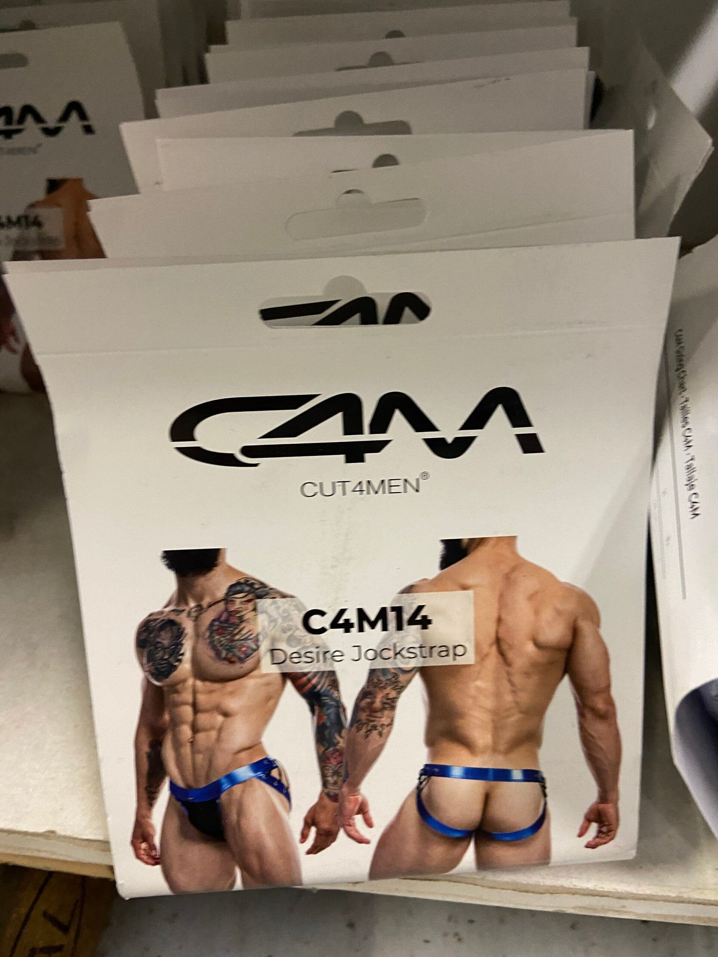CUT4MEN - C4M14 - Desire Jockstrap Men Underwear - 8 Pieces - 2 Colors - 4 Sizes - 1 Piece