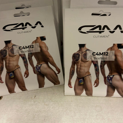 CUT4MEN - C4M16 - Briefkini Men Underwear - 16 Pieces - 4 Colors - 4 Sizes - 1 Piece
