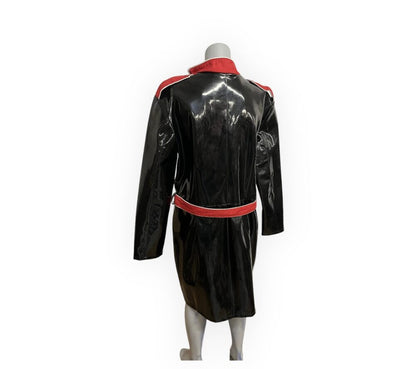 Fashion World - Lacquer black  Long Jacket - Size XL - LL120