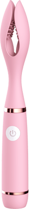Power Escorts - BR164 - Couple Pleasure - Couple Vibrator - Rechargeable - Silicone - 19 × 2,75 CM - Pink