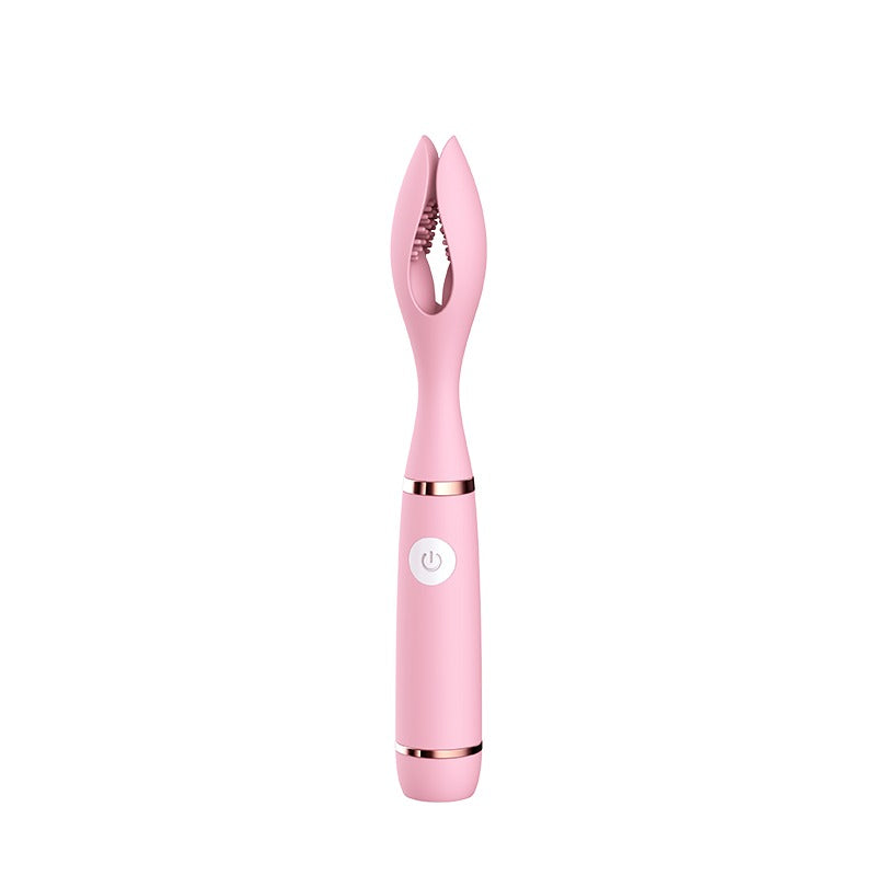 Power Escorts - BR164 - Couple Pleasure - Couple Vibrator - Rechargeable - Silicone - 19 × 2.75 CM - Pink